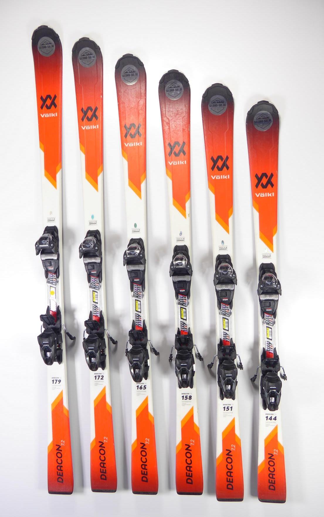 Ski occasion Volkl Deacon 7.2 + fixations