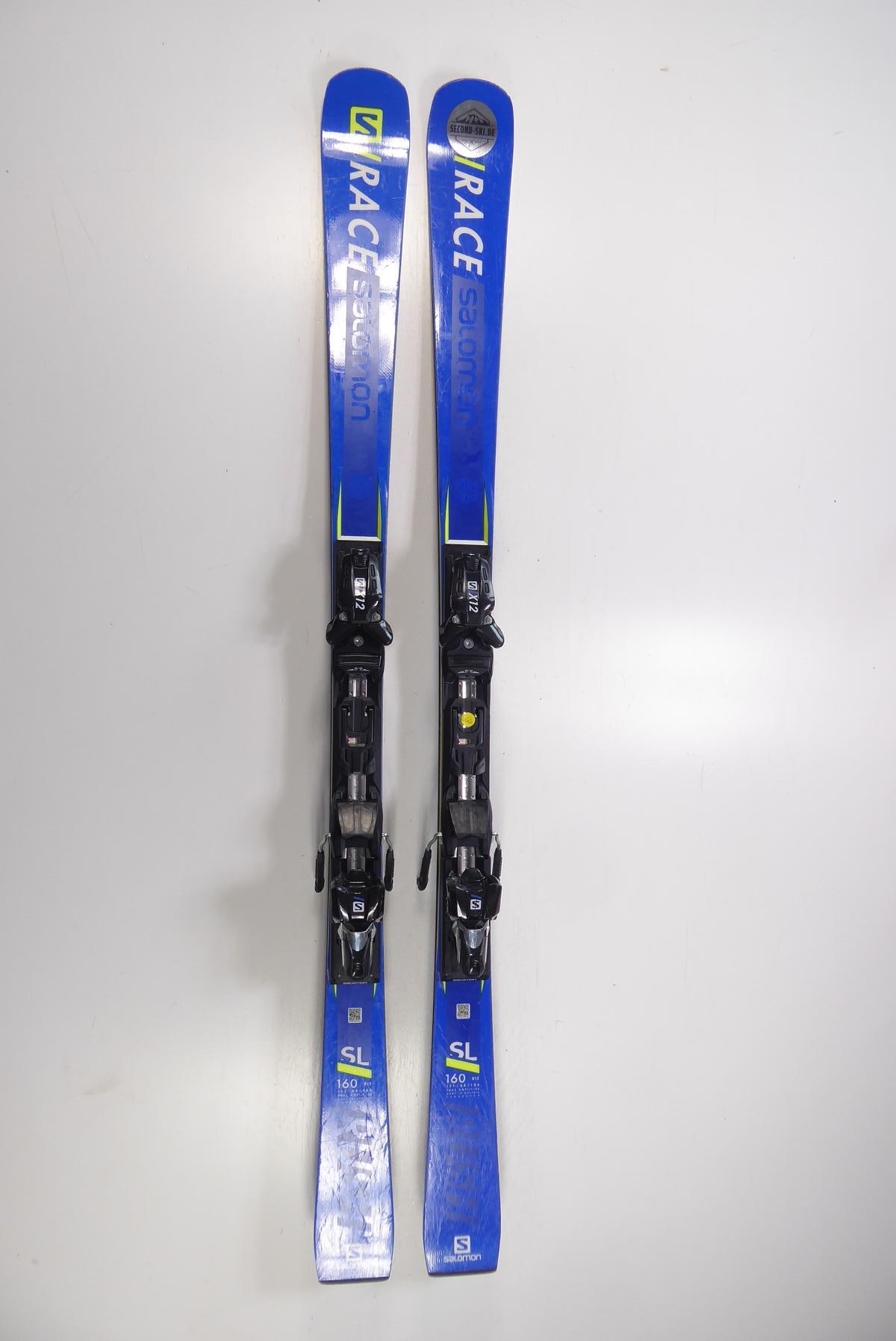 SALOMON S-Race Rush SL Ski Länge 160cm (1,60m) inkl. Bindung! #666