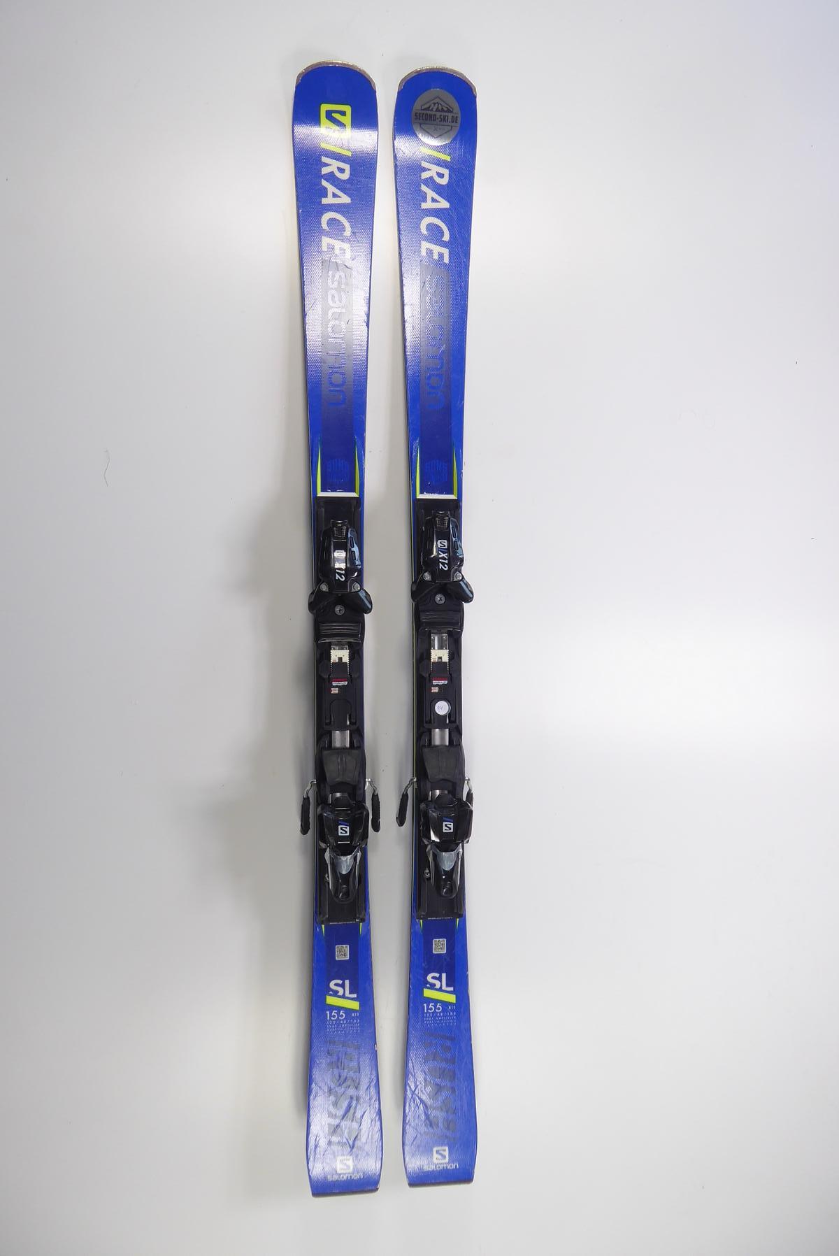 SALOMON S-Race Rush SL Ski Länge 155cm (1,55m) inkl. Bindung! #94